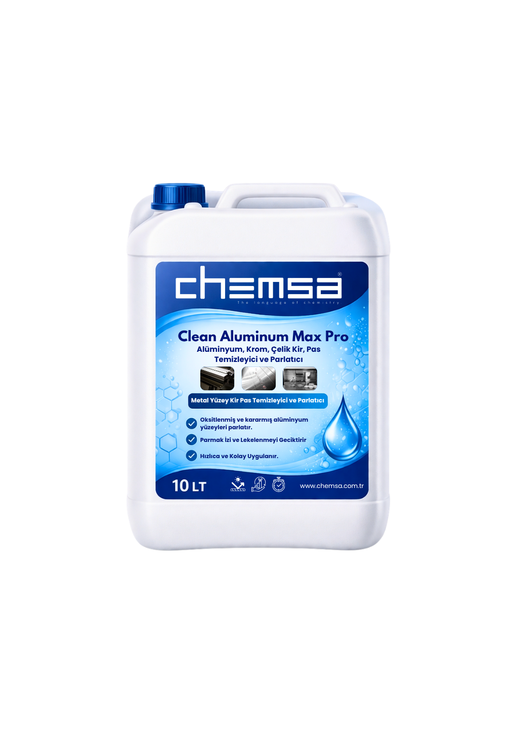 Clean Aluminum Max Pro (Alüminyum, Krom, Çelik Kir, Pas Temizleyici ve Parlatıcı)
